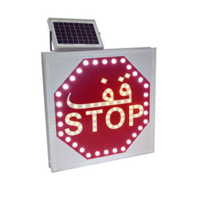 PC 11.1V 6.6A Solar Powered LED Flashing Lights For Traffic Safety