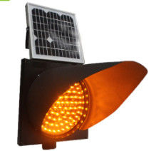 IP65 Protect Level 12V Amber Traffic Control Signal For Crossroad