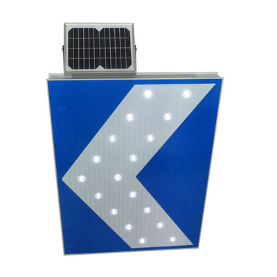 Durable Reflective LED 600mm 3W Solar Chevron Sign For Highway