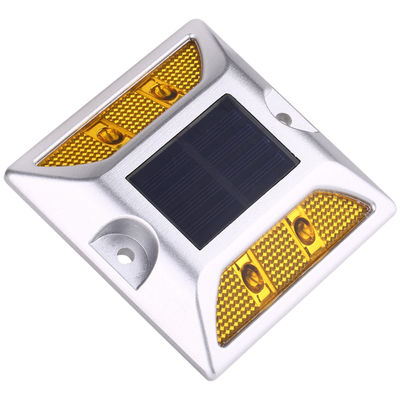 Steady Lighting Aluminum 115mm Solar Powered Road Studs With CE