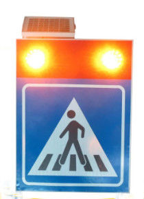 CE Solar Pedestrian Crossing Sign