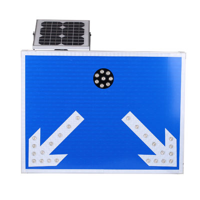 Aluminum Flashing 3W 60mm Split Road Signs , Solar Powered Traffic Signs