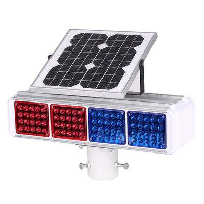 18V 12W Mono Crystallin Solar Powered Warning Lights For Road Safety