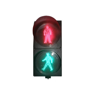 High Brightness LED Pedestrian Traffic Light 300mm Red Green Color Anti UV PC