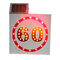 Dust Resistance 11.1V 2.2AH Solar Powered Street Signs For Vehicle