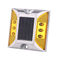 Yellow Square 1.2V 600MAH Cat Eye Solar Light , Solar Raised Pavement Marker
