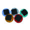 5 Colors IP68 Waterproof 84mm Round Solar Powered Road Studs For Park