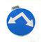 Waterproof IP55 LED 1000 Meters Roundabout Direction Signs For Warning