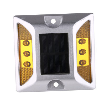 Reflective Ddurable 1.2V 600MAH Solar Powered Road Studs Yellow