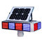 LED RoHS Certified Anti UV PC Solar Powered Warning Lights Mono Crystallin
